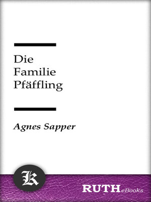 cover image of Die Familie Pfäffling